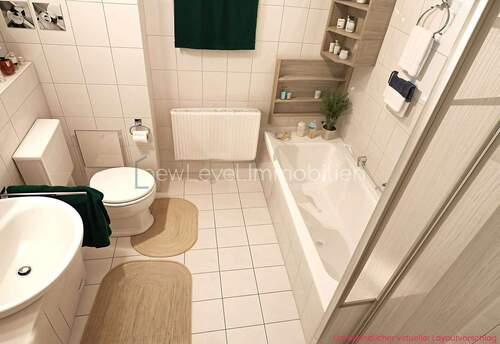 Bad (Möbel KI bearb.) - Etagenwohnung mit 73,20 m&sup2; in Stein zum Kaufen