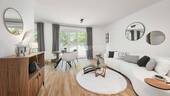 Wohnzimmer Musterwohnung - 2 Zimmer Etagenwohnung zur Miete in Lübeck