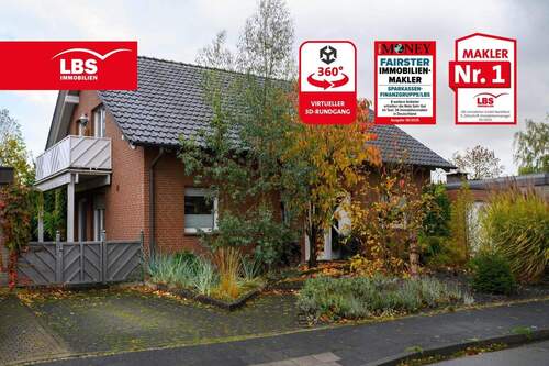 01-Außenansicht - Geräumiges 1-2 Familienhaus mit Garten in ruhiger Wohnlage von Hamm-Rhynern