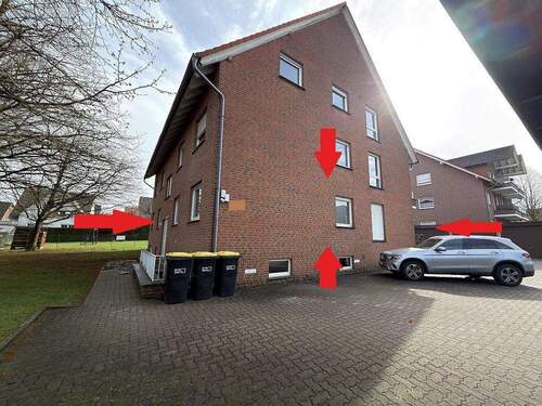 Küche mit EBK - 2 Zimmer Etagenwohnung in Minden-Dützen