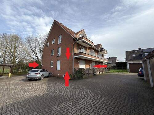 Südterrasse - Etagenwohnung mit 66,30 m&sup2; in Minden-Dützen zum Kaufen