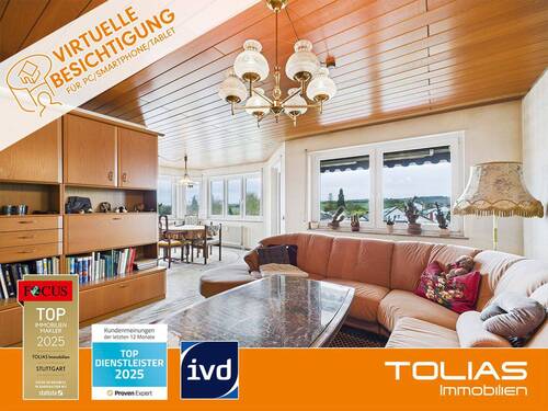 Titelbild - Familien(t)raum mit Potenzial - 4-Zimmer-Wohnung in ruhiger Lage von Gärtringen