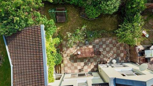 Terrasse aus Vogelperspektive - 