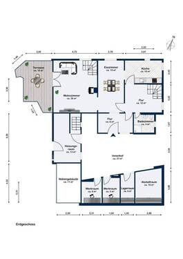 Erdgeschoss - Einfamilienhaus mit 199,00 m² in Grafschaft zum Kaufen