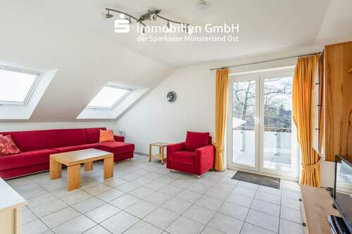 Wohnzimmer - 2 Zimmer Etagenwohnung in Beckum / Neubeckum