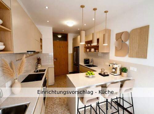 Küche - 3 Zimmer Etagenwohnung zum Kaufen in Karlsruhe