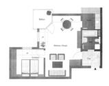 Grundriss WE 108 - 