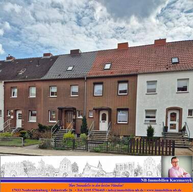 Straßenansicht - 4 Zimmer Mehrfamilienhaus, Wohnhaus in Neubrandenburg