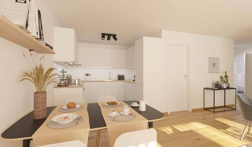 In der offenen Wohnküche bereiten Sie köstliche Ma - 3 Zimmer Etagenwohnung in Bensheim