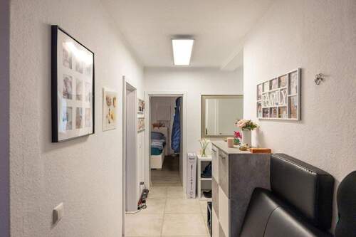 offener Übergang Wohnbereich - Diele - Terrassenwohnung mit 85,00 m&sup2; in Unna zum Kaufen