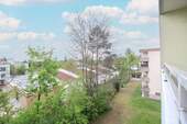 Aussicht Balkon - 2 Zimmer Einfamilienhaus in Fürth