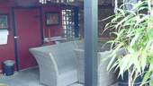 Terrasse mit Schuppen - 