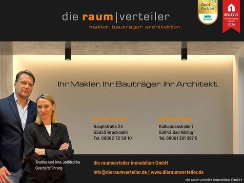 Visitenkarte - 4 Zimmer Doppelhaushälfte zum Kaufen in Bruckmühl