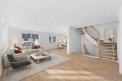Virtuell Staging - Doppelhaushälfte mit 112,00 m&sup2; in Bruckmühl zum Kaufen