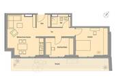 Grundriss Gartenwohnung G.0.1 - 3 Zimmer Etagenwohnung zum Kaufen in Frankfurt am Main