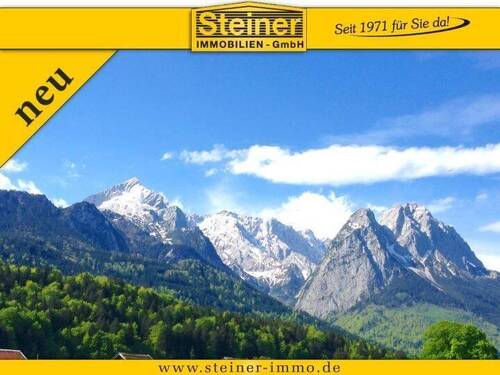 Garmisch-Partenkirchen - 4-Zimmer-Wohnung ca. 80 m², Süd-West-Lage, LIFT, Balkon, Bad, Keller, TG-Platz a. W.