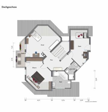 Dachgeschoss - 