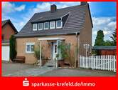 Frontansicht - Einfamilienhaus mit zwei Garagen