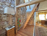 Treppe zur Galerie - 3 Zimmer Reihenendhaus in Weinheim / Hohensachsen