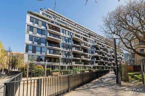 Hausansicht - Premium-Wohnung am Schiffbauerdamm,7. OG, Terrasse, Concierge, Gym & Pool im YOO Berlin & Tiefgarage