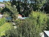 Blick vom Balkon zum Garten - 