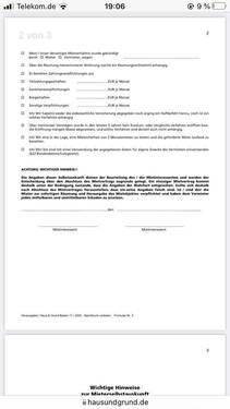 Selbstauskunft ll - 
