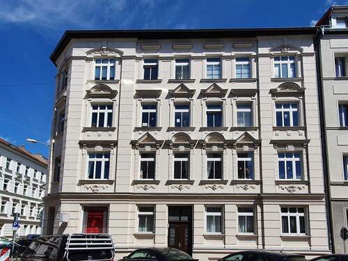 Gebäudeansicht - 2 Zimmer Etagenwohnung zum Kaufen in Leipzig