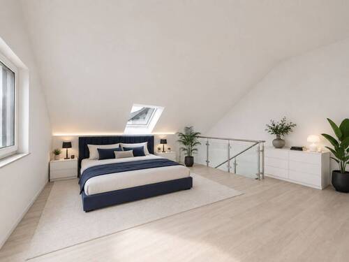 Master-Schlafzimmer Staging - 