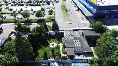 Luftbild - Gewerbegrundstück in zentraler Lage von Rostock!