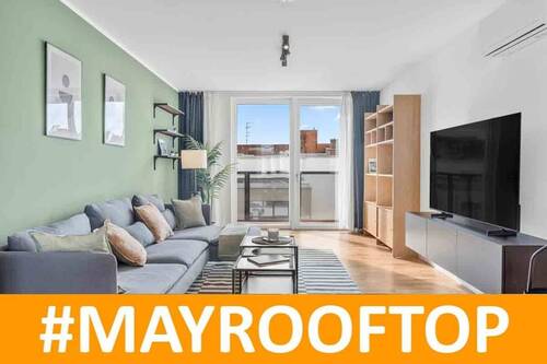 MayRoofTop - Exklusive, große 2-Zimmer-Neubauwohnung mit Sonnenbalkon