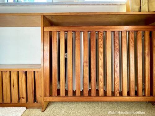 Detail Schlafzimmer Verkleidung der Heizung - 