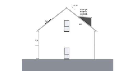 Ansicht Giebel 124 - 