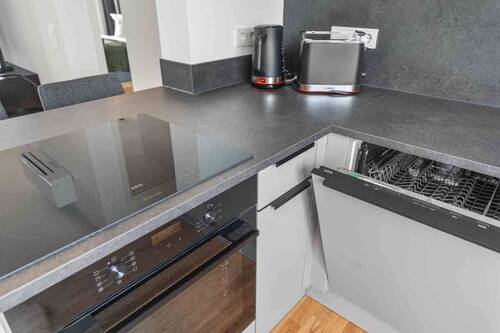 Küche Musterwohnung - Etagenwohnung mit 72,80 m&sup2; in Berlin zum Kaufen