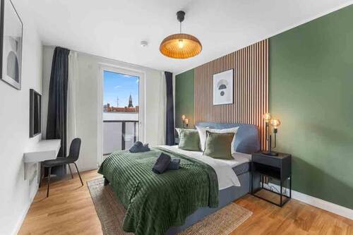 Schlafzimmer Musterwohnung Wohnbeispiel - 