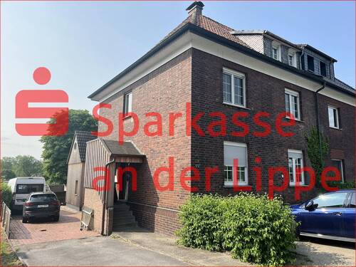 Hausansicht Vorderseite - Werne-West: liebevoll modernisiertes Mehrfamilienhaus mit 3 Wohneinheiten im Werner Westen