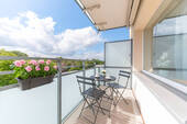 Balkon virtuell möbliert - 