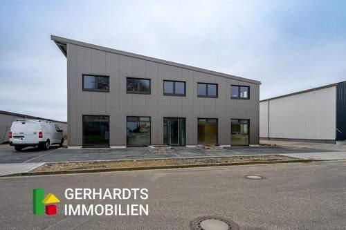 Straßenansicht - Moderne Büroeinheit in Brüggen-Bracht! Erstbezug!