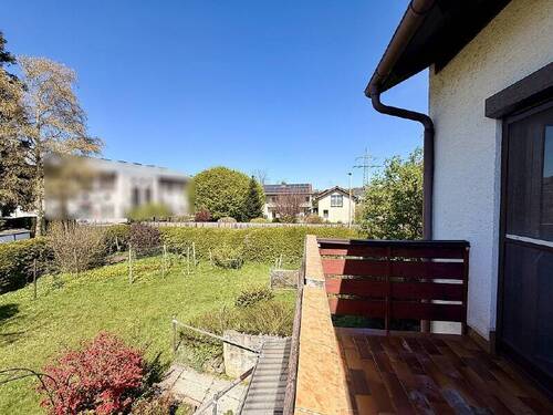 OG Ausblick Balkon zum Garten - 