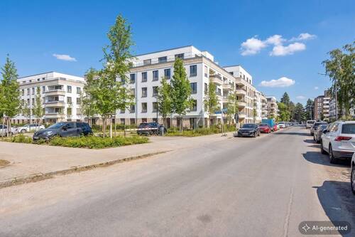 [KI-generiertes Foto] Luxus Wohnpark - 3 Zimmer Etagenwohnung zum Kaufen in Berlin