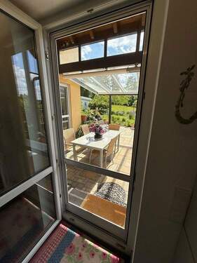 Blick auf die Terrasse - 