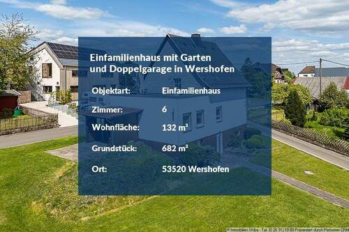 Haus mit Garten - 6 Zimmer Einfamilienhaus zum Kaufen in Wershofen