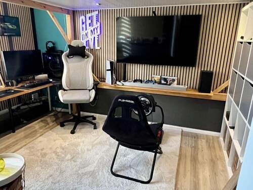 Arbeitszimmer mit Hochbett - 