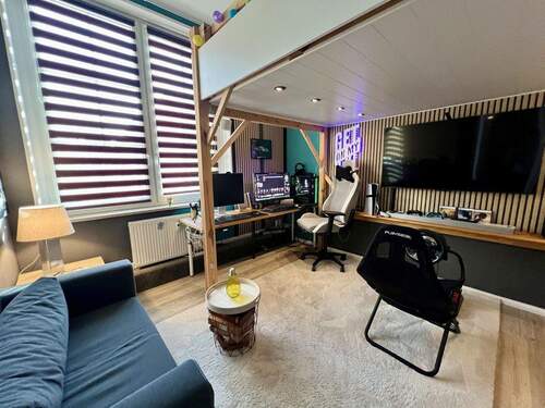 Arbeitszimmer mit Hochbett - 