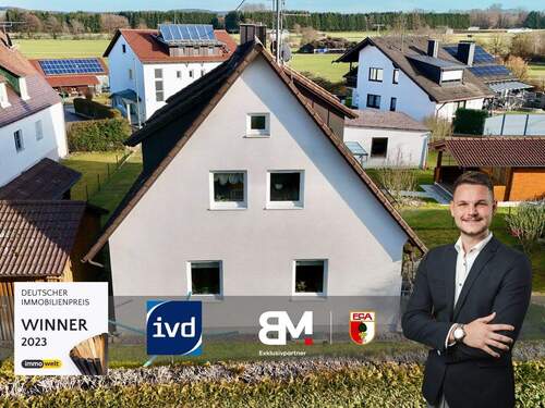 Titelbild - Ihr neues Zuhause in Mindelzell - Doppelhaushälfte mit Garten und zwei Garagen