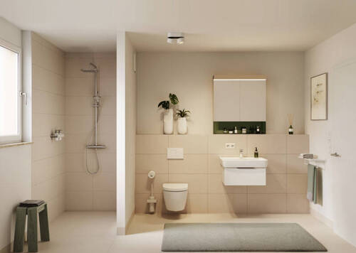 Karle - Badezimmer - Etagenwohnung mit 78,10 m² in Ingersheim / Großingersheim zum Kaufen