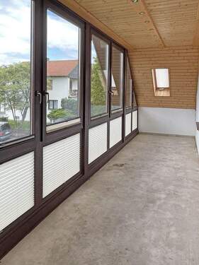 Loggia verglast - 
