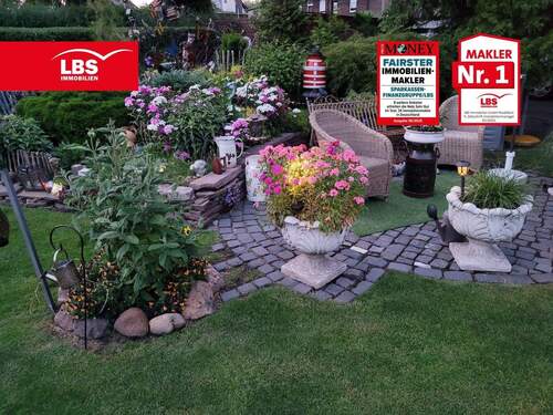 Garten - 3 Zimmer Doppelhaushälfte zum Kaufen in Recklinghausen