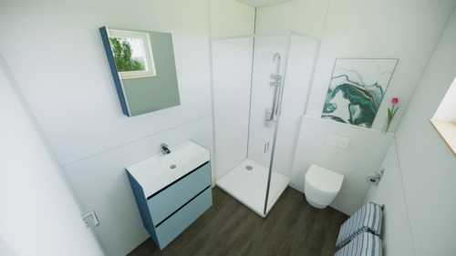 Interieur blau - Badezimmer - 