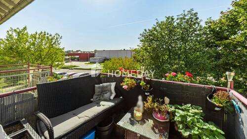 Balkon 1 - 2 Zimmer Etagenwohnung in Leipzig