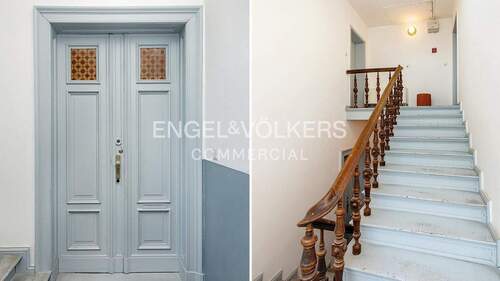 Wohnungstür und treppenhaus - 